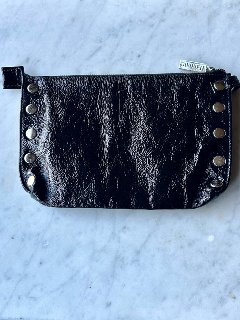 Black Leather Wristlet by Hammitt - Picture 4 of 11